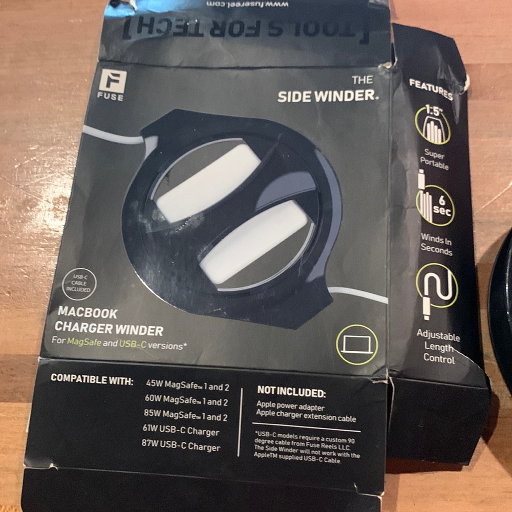 macbook  charger winder